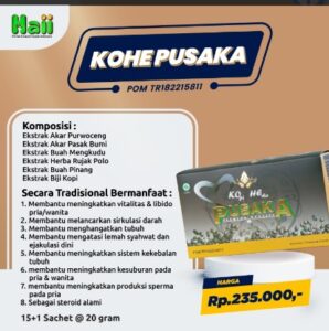 Kopi herbal pusaka haii